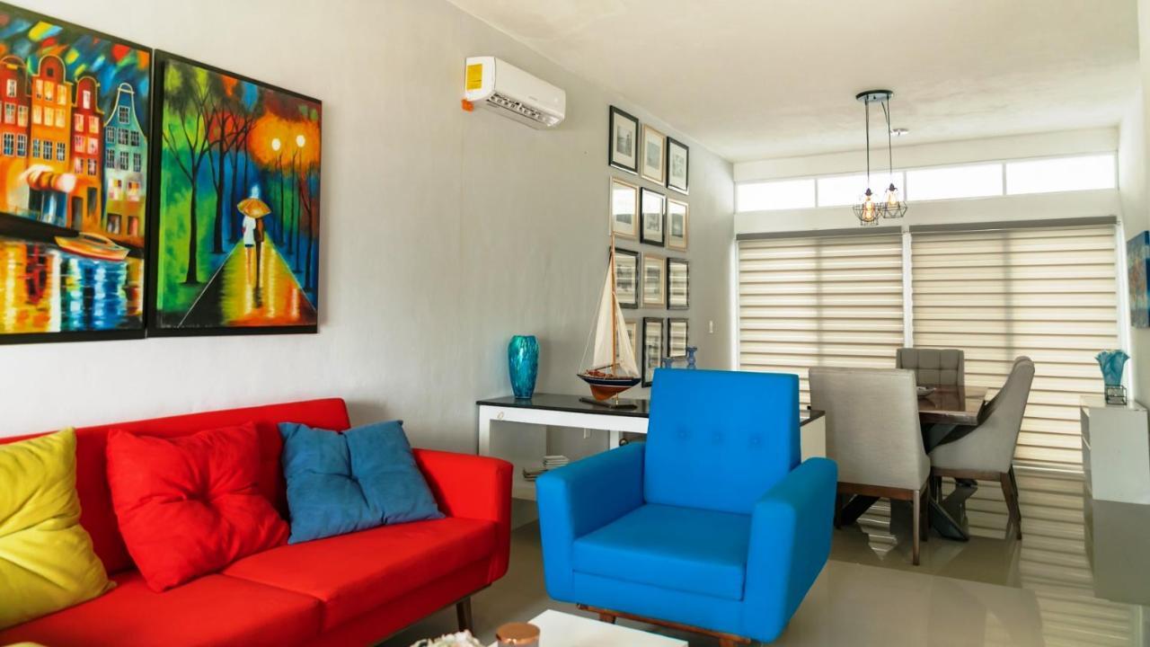 Confortable Casa En Cozumel, Condominio Con Vista Al Mar # 10 外观 照片
