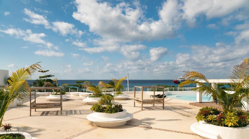 Confortable Casa En Cozumel, Condominio Con Vista Al Mar # 10 外观 照片