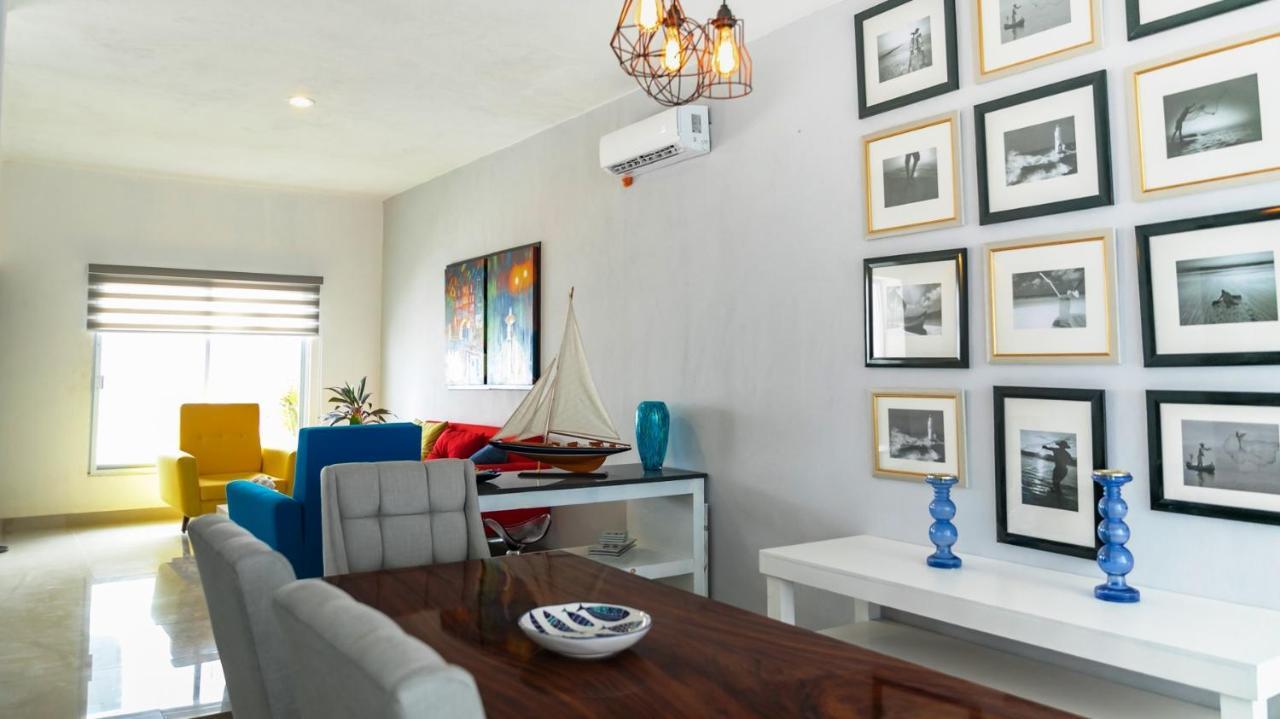 Confortable Casa En Cozumel, Condominio Con Vista Al Mar # 10 外观 照片